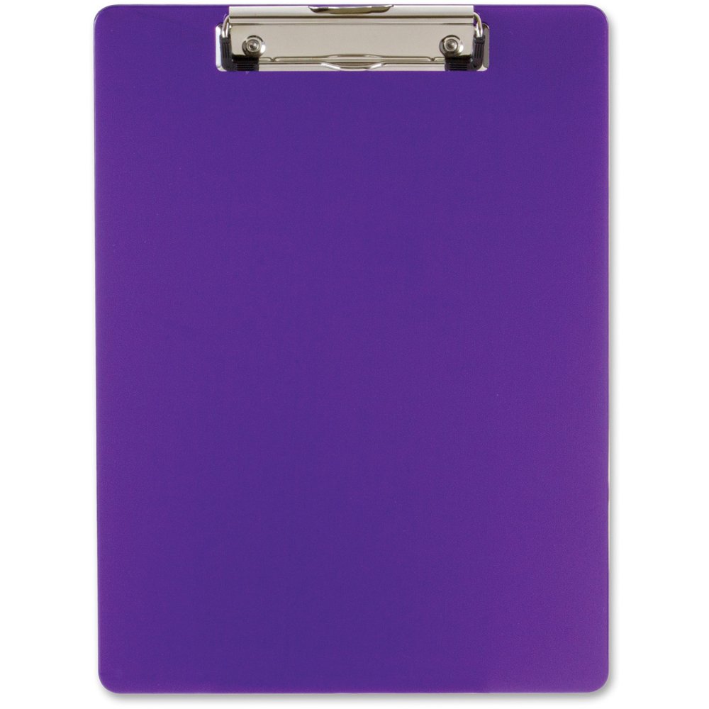 Officemate International Corp. Plastic Clipboard 9"X1/2"X121/2" Purple
