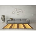 thumbnail image 3 of Ahgly Company Indoor Rectangle Solid Brown Modern Area Rugs, 2' x 4', 3 of 4