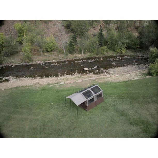 Ozark Trail 6 Person Lodge Tent with Front Awning - Walmart