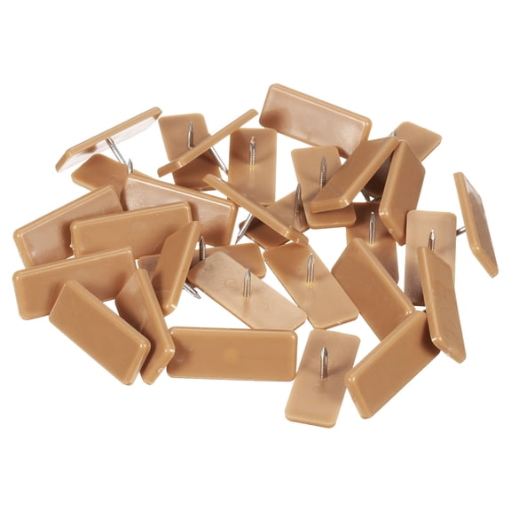 Uxcell Tack-in Drawer Glides 30pcs, 31.7x12.7mm Plastic Furniture Slider Tack