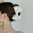 thumbnail image 4 of Statement-Making Big Bow Grab-and-Clip Satin Large Hairpin, 4 of 10