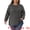 Black Gray, variant on DARING DIVA Women's Plus Crew Neck Casual Pullover Knit Blouse Top 1X Dark Blue