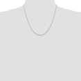 thumbnail image 2 of Leslie's 10K White Gold 2.5mm Diamond-Cut Lightweight Rope Chain (Weight: 6.34 Grams, Length: 20 Inches), 2 of 4