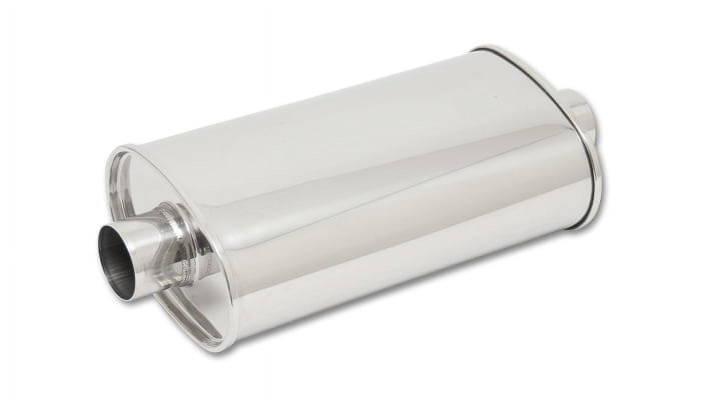 Vibrant Performance 1132 VIB1132 STREETPOWER OVAL MUFFLER, 2.75IN INLET/OUTLET (CENTER-CENTER)