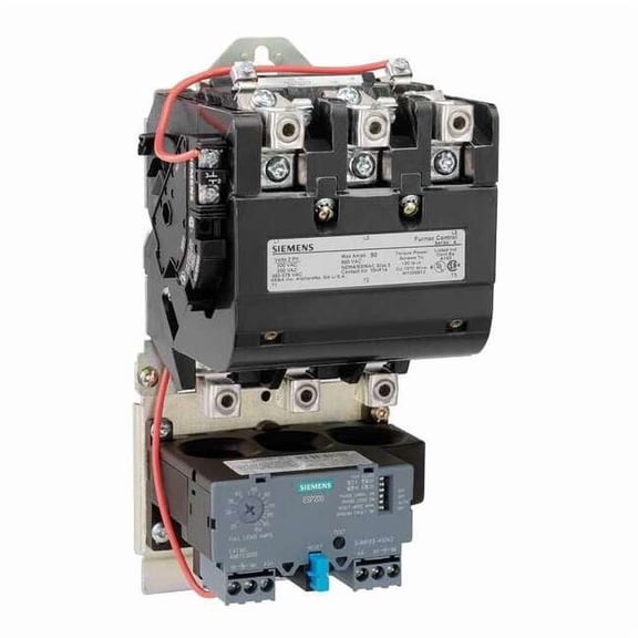 NEMA Magnetic Motor Starter, Non-Reversing, 1NO, 120V AC, 3 P, Screw