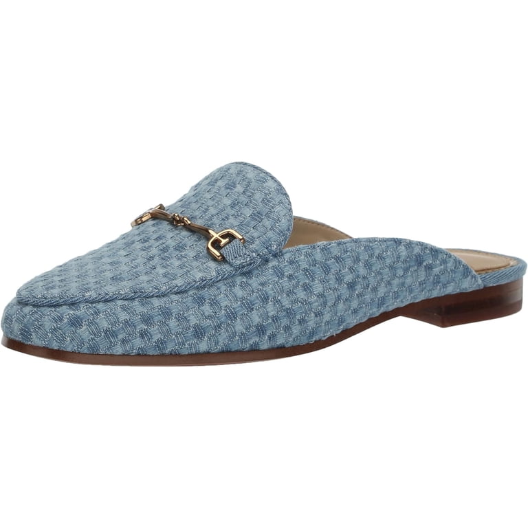 Sam Edelman Linnie Women's Montrose Blue Check Mule 7.5M - Walmart.com