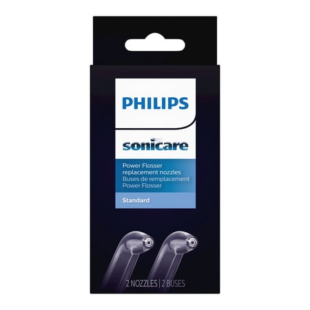 Philips Sonicare Power Flosser Standard Tips (F1), 2pk, White HX3042/00