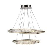 Artcraft Lighting Stella 90W LED Chandelier Satin Nickel