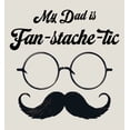 thumbnail image 2 of My Dad Is Fan-Tache-Tic Dad Jokes for Father's Day Adult Sand Long Sleeve Hoodie-Large, 2 of 6