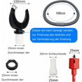thumbnail image 2 of Queilt kit Collecteur de Pluie Collecteur de Pluie, Raccords en PVC, Collecteur de Descente (100 mm), 2 of 5