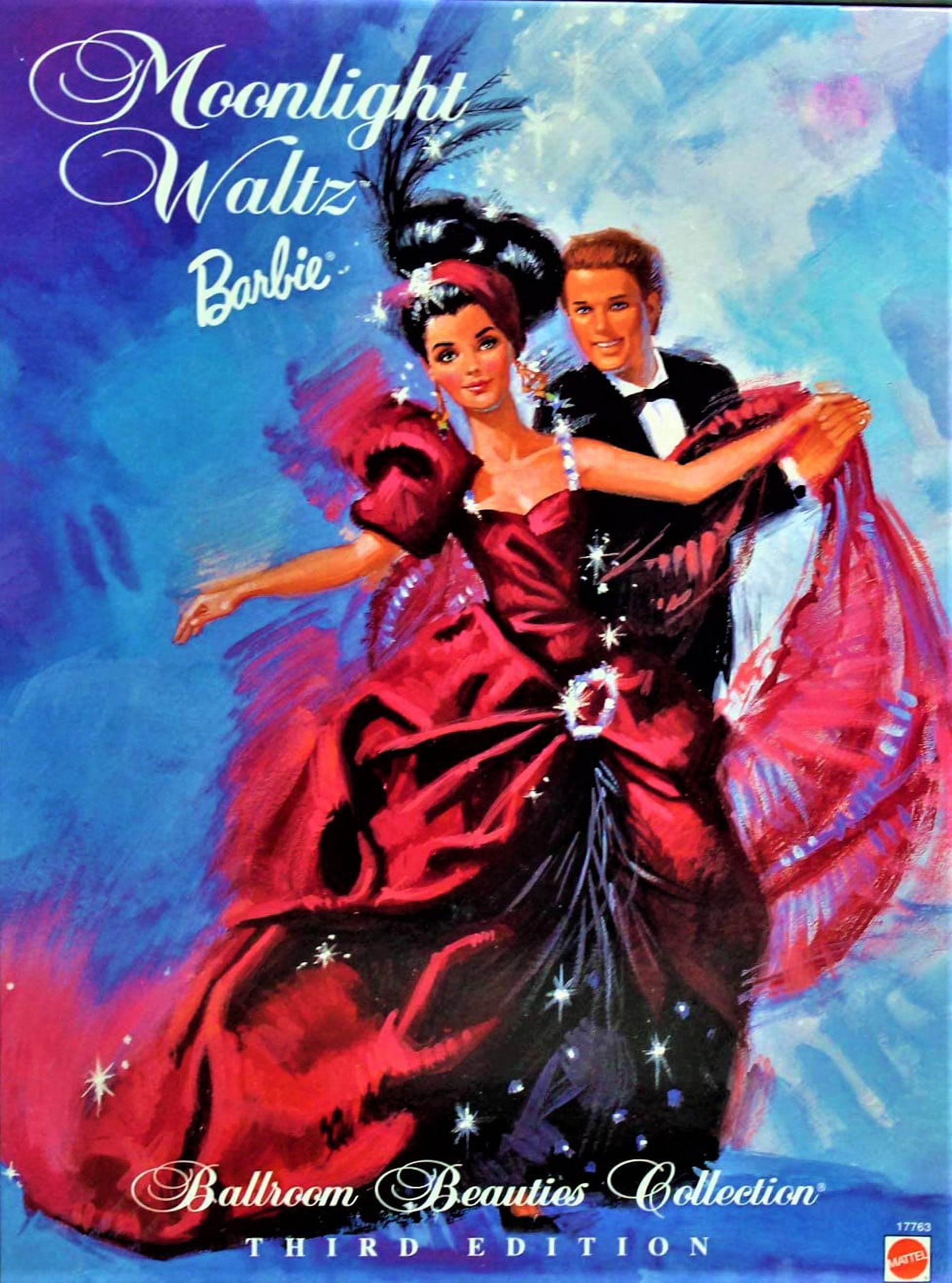 1997 Ballroom Beauties Collection Moonlight Waltz Barbie Doll Mattel 17763 Perfect for Barbie Collectors Walmart