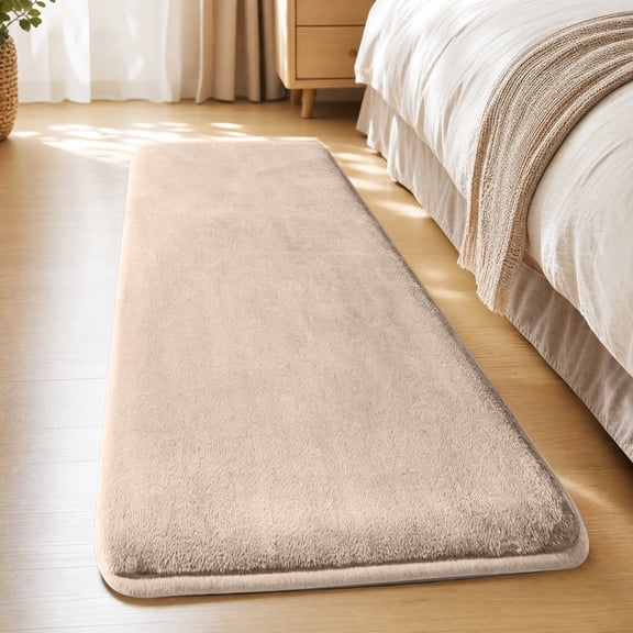Memory Foam Bath Mat Runner Soft Shower Rug, Non Slip Absorbent Floor Mat for Bathroom, Bath Decor