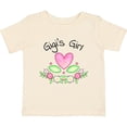 thumbnail image 3 of Inktastic Gigi's Girl- Heart Flowers Girls Baby T-Shirt, 3 of 5