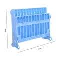 thumbnail image 3 of vnanda Plastic Dish Rack 2pcs Dish Drying Rack Foldable Storage Draining Stand with Cutlery Holder for Dish Spoons Forks, 3 of 10