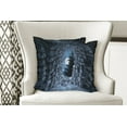thumbnail image 4 of Ambesonne Gothic Throw Pillow Cover 2 Pack, Full Moon Dark Cave, 20", Blue Grey, 4 of 6