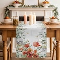 thumbnail image 2 of Table Runner 72 Inches Long for Kitchen Dining, Red Poppy Dresser Scarf Farmhouse, Dining Table Decorations for Wedding/Parties, Spring Farmhouse Country Flower Leaf Plant 16 x 72 In, 2 of 8