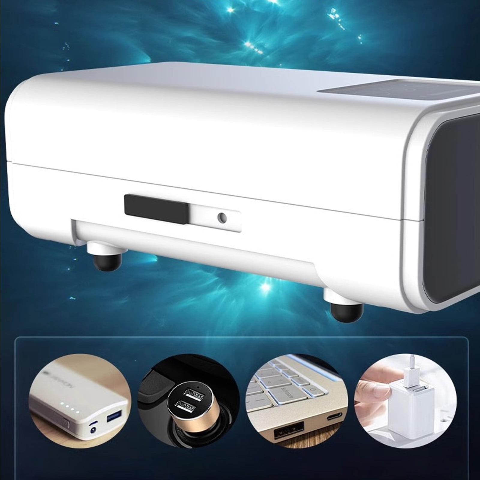 Quiet Outdoor Air Pumps For Fish Tanks USB Charging Aquariums Aerator ABS Low Noise Design Oxygen Pumps for Fishing