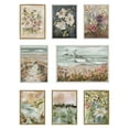 thumbnail image 5 of Kate and Laurel Sylvie Landscape 01 Framed Canvas Wall Art by Annie Quigley, 18x24 Natural, Soft Watercolor Nature Landscape with Greenery Art for Wall Decor, 5 of 7