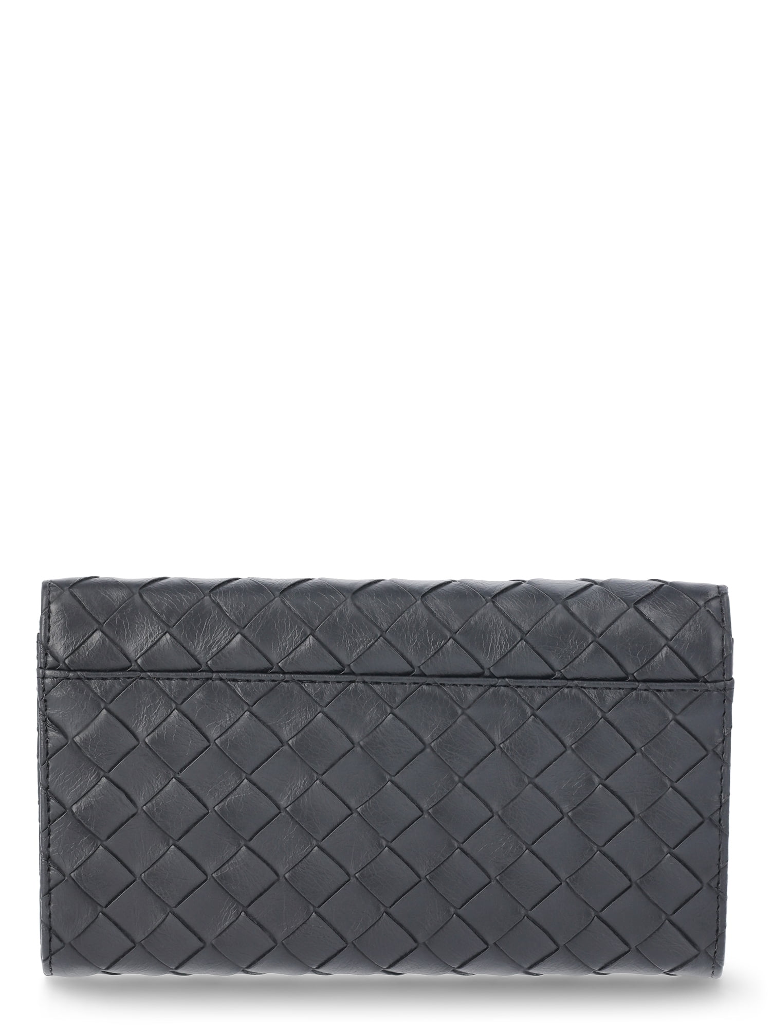 Time and Tru Women's Scarlet Envelope Wallet, Black