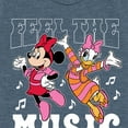 thumbnail image 3 of Disney - Mickey & Friends - Minnie and Daisy Dancing - Feel The Music - Toddler And Youth Short Sleeve Graphic T-Shirt, 3 of 5