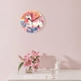 thumbnail image 3 of 14 Inch Wall Clock Battery Operated Silent Clock Decorative for Office, Kitchen, Outdoor, Living Room，Cartoon Unicorn Pink Music Notes Cloud Multicolor, 3 of 4