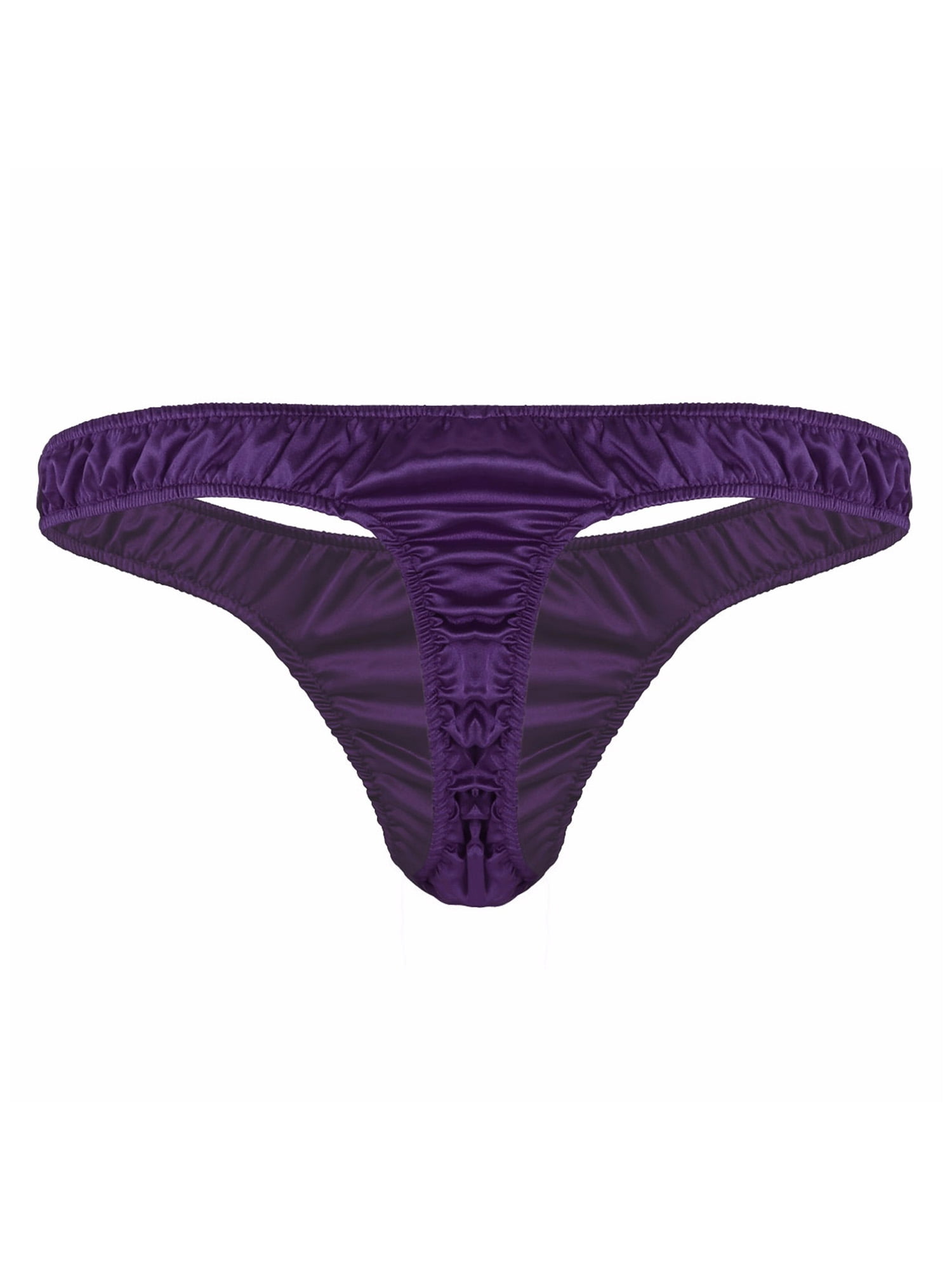 purple thong underwear