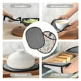 thumbnail image 7 of Pofeuu Cute Tennis Racket Print Silicone Pot Mat Mitten With Hanging Loop Heat Resistant Oven Mitts Non-Slip Bbq Baking Smoking Potholders, 7 of 7