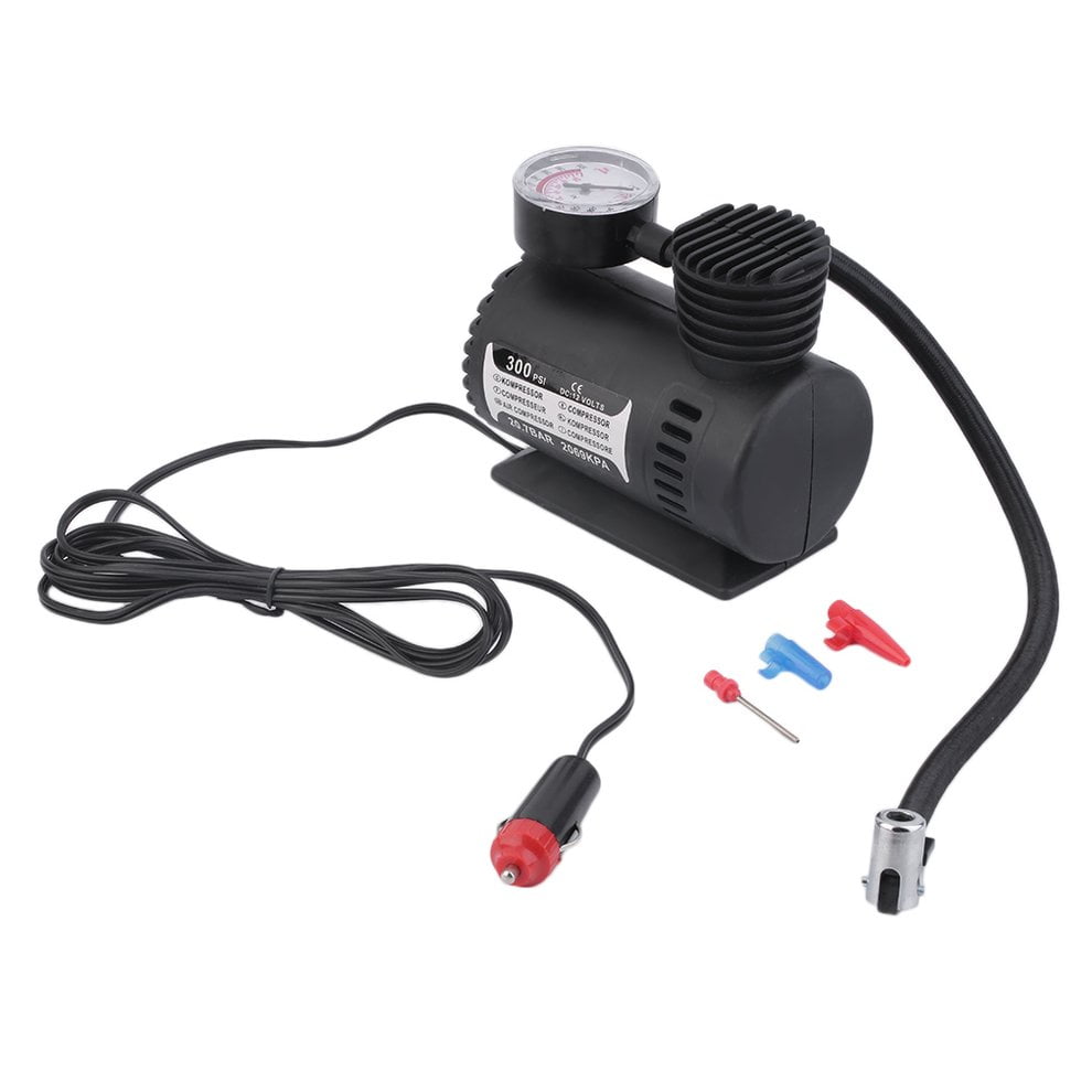 Air Compressor 12V Tire Inflator Toys Sports Car Auto Electric Pump Mini LI 