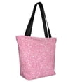 thumbnail image 2 of Haiem Glitter Pink Pattern Shoulder Bag - Durable and Spacious Tote Bag,Versatile Shopping Bag, 2 of 9