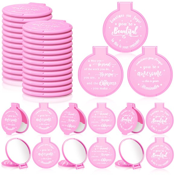 Espejos compactos Wenqik Inspirational, 64 unidades, para mujer