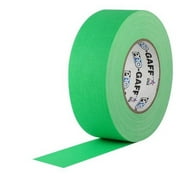 Pro Gaff Fluorescent Green Gaffers Tape 2" X 50 Yard Roll (Pack Of 24)
