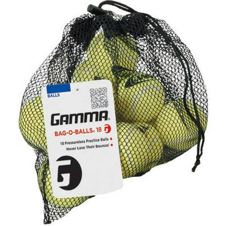 GAMMA Sports Bag-O-Balls 18 Pressureless Tennis