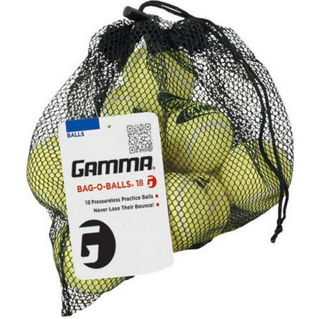 GAMMA Sports Bag-O-Balls 18 Pressureless Tennis (Best Pressureless Tennis Balls)