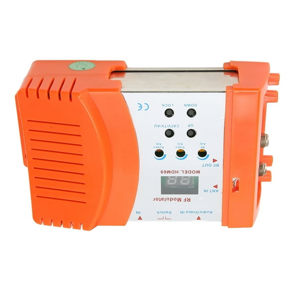 Digital RF Modulator, PAL NTSC Format  Modulator AV To RF Converter For Home TV, HDTV Tuner, Game Console, Satellite Set Top Box, PC, Laptop, VCR