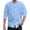 ZBlue2, variant on Mens Casual Button Down Shirts Solid Color Shirt Long Sleeve Business Non Ironing Shirt Overalls Activewear