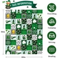 thumbnail image 6 of Luxury Plush St. Patrick''s Shamrock Blanket Clovers Green Gnome Leaf Saints Throw Blanket for Couch,Lightweight Soft and Warm Throws Blankets for Sofa Bed Living Room in Spring 80"x60", 6 of 6