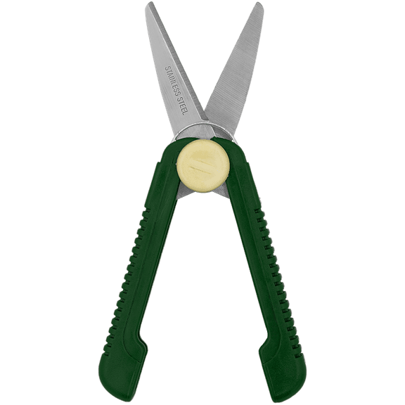 Zenport H329 Fold-Away Pocket Snips, 2.5 Inch Stainless Steel Blades, Green