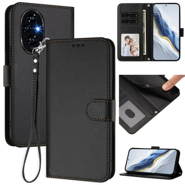 Funda Cartera GANGXUN para Honor 200 5G – Cierre Magnético, Protección RFID, Correa Desmontable, Compatible con Carga Inalámbrica
