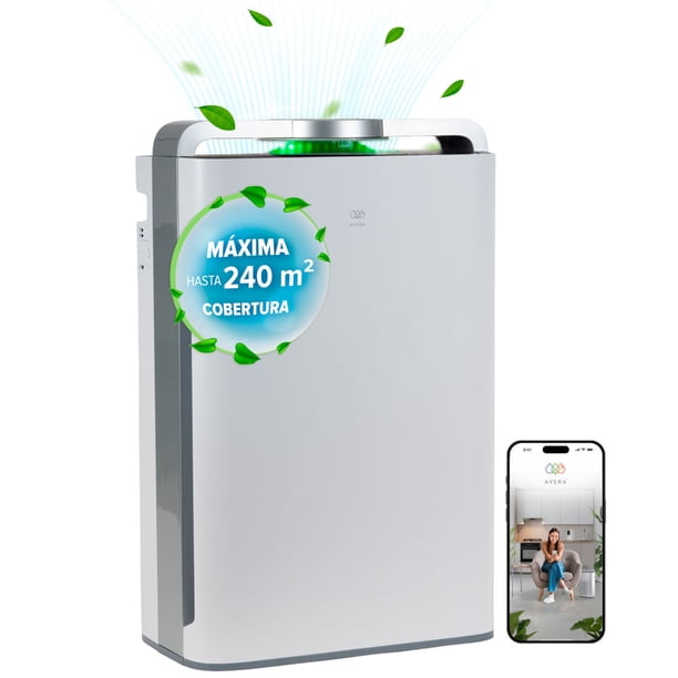 Purificador de Aire AVERA PHEPA02 Filtro Hepa Wifi Iot Humificador 1.6L