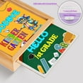 thumbnail image 4 of Back to School Devon Rex Goodbye Kindergarten Hello 1st Grade Acrylic Plaque with Wood Photo Frame Box Cat Lover Kitten Owner Gifts Light Box - 02011, 4 of 5