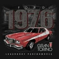 thumbnail image 3 of 1976 Ford Gran Torino Crest T-shirt Officially Licensed Classic American Mustang Performance F150 Pickup Men's Tee, 3 of 7
