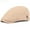 Khaki, variant on Flat Cap Vintage Men Women Hat Spring Summer Cotton Berets Adjustable Ivy Newsboy Cap Men Retro Cabbie Gastby Beret Cap