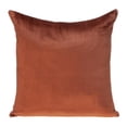 thumbnail image 1 of HomeRoots 402785 Brun & Rose Double Couleur Unie Coussin Réversible & 44; Multi Couleur, 1 of 1