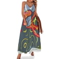 thumbnail image 1 of Vestido sin mangas Groovy Day Two vestidos de fiesta mujer vestido de verano diario, 1 of 7