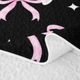 thumbnail image 5 of Erosebridal Girly Bow Twin Quilt Set For Kids,Pink Dreamy Princess Style Twin Coverlet Set,2-Piece, 5 of 7