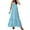Ab Cyan, variant on Hawaiian Dresses For Women, Summer Wedding Guest Dress Elegant Women Halter Beach Party 2025 Floral Maxi Boho Spaghetti Strap Scoop Neck Smocked Ruffle Flowy Pink