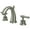 Brushed Nickel, variant on Kingston Brass KS2962ML Milano Widespread Bathroom Faucet, Polished Brass