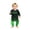 Baby, variant on Halloween Pajamas, Family Matching Pajamas, Halloween Pajamas for Family, Halloween Family Pajama Set Black Green Bat Gradient Long Sleeve Pants for Spooky Season, Baby 12 Months