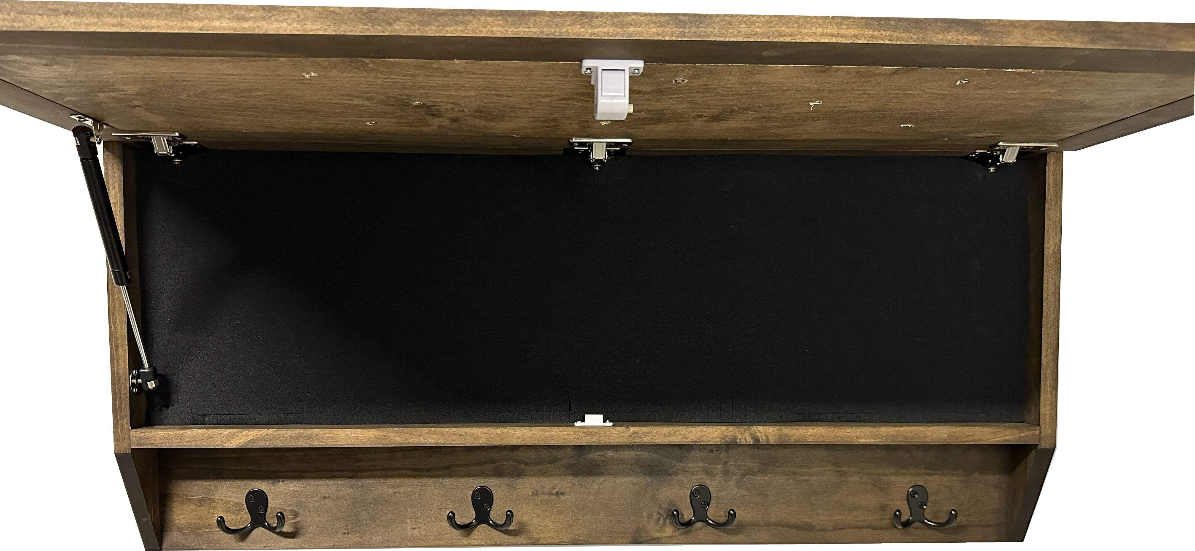 Coat Rack Hidden Gun Storage - Welcome by Bellewood Designs