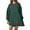 b-Green, variant on Sweatshirt Dress for Women 2025 Color Block Long Sleeve Crewneck Cute Ruffle Flowy Sweatshirt Skirt Pullover Tops